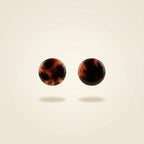 Puces rondes écaille ambre — Minérale