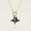 Collier raie léopard chaîne - Océane