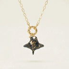 Collier raie léopard chaîne - Océane