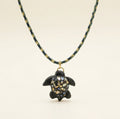 Collier tortue cordon tressé - Océane