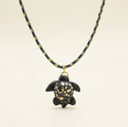 Collier tortue cordon tressé - Océane