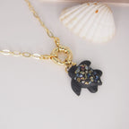 Collier tortue fermoir bouée - Océane