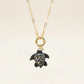 Collier tortue fermoir bouée - Océane