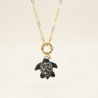 Collier tortue fermoir bouée - Océane