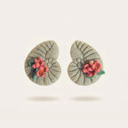 Boucles d'oreilles Coquillage Fleuri - Océane