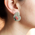 Boucles d'oreilles Coquillage Fleuri - Océane