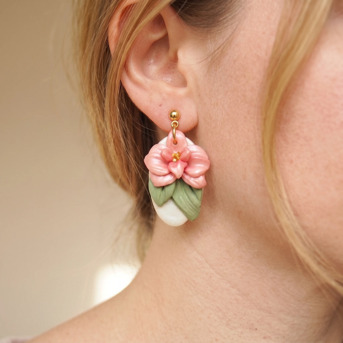 Boucles d'oreilles Camélia - Bloom