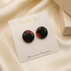 Puces rondes écaille ambre — Minérale