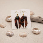 Boucles écaille ambre - Minérale