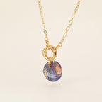 Collier pendentif galaxie pastel - Aurora