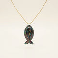 Collier poisson chaîne fine - Océane