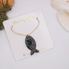 Collier poisson chaîne fine - Océane