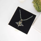 Collier raie cordon coton - Océane