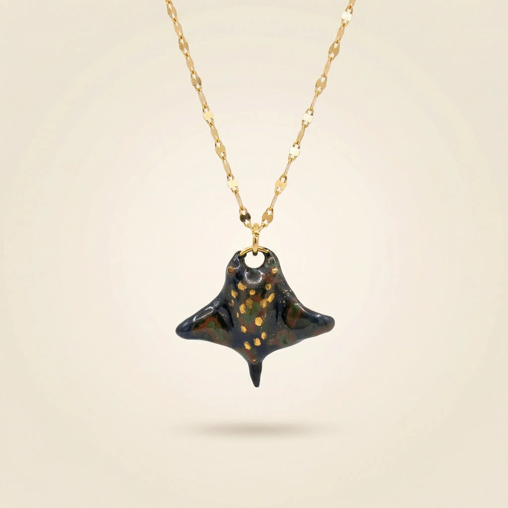 Collier raie chaîne fine - Océane