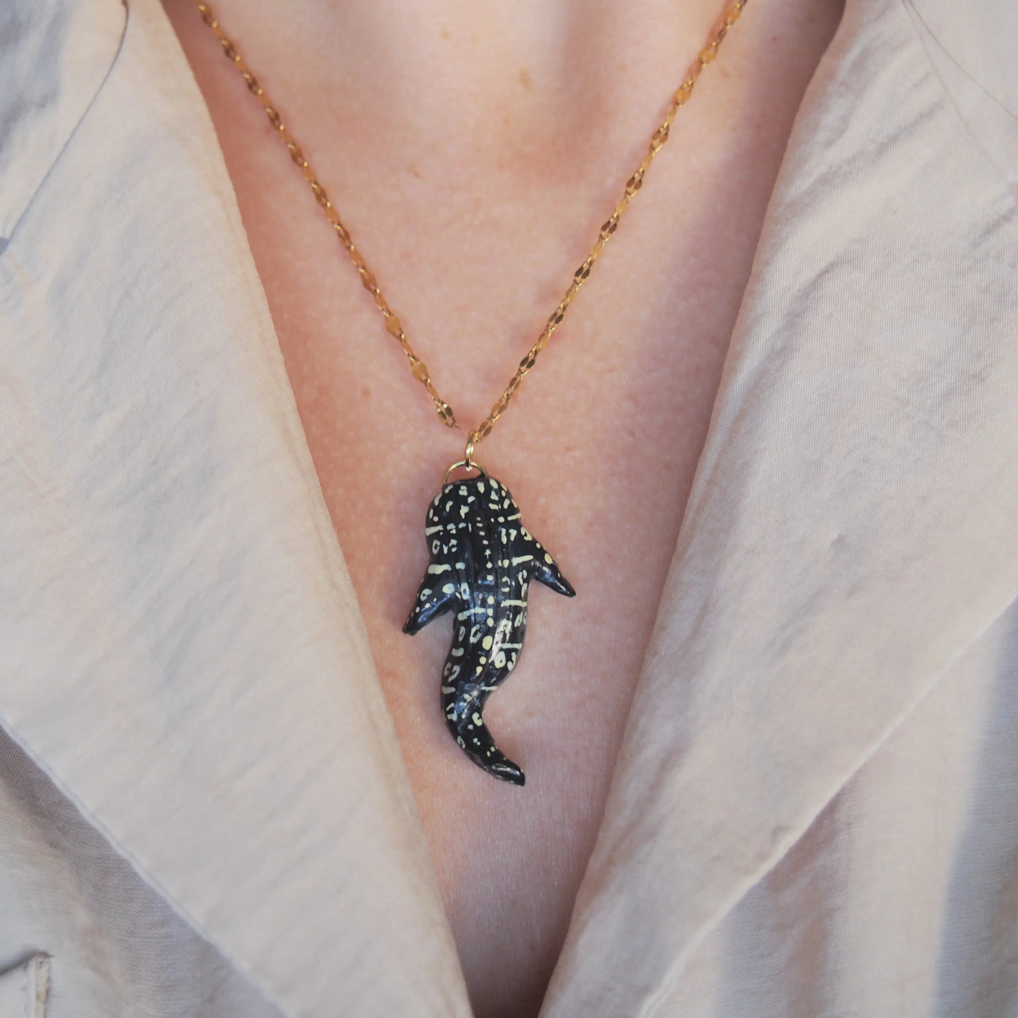 Collier Requin Baleine - Océane