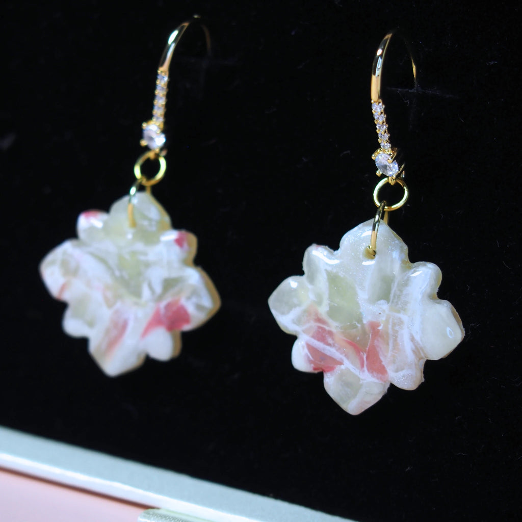 Boucles d'oreilles Éclat Zellige - Minérale