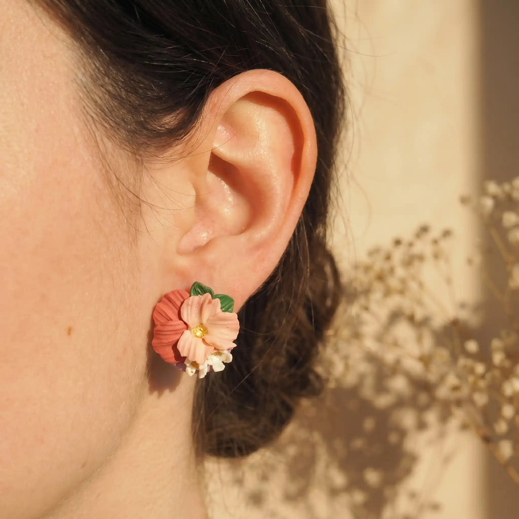 Boucles d'oreilles bouquet fleuri - Bloom