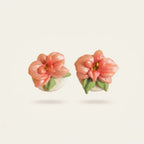 Boucles d'oreilles Camélia Rosé - Bloom
